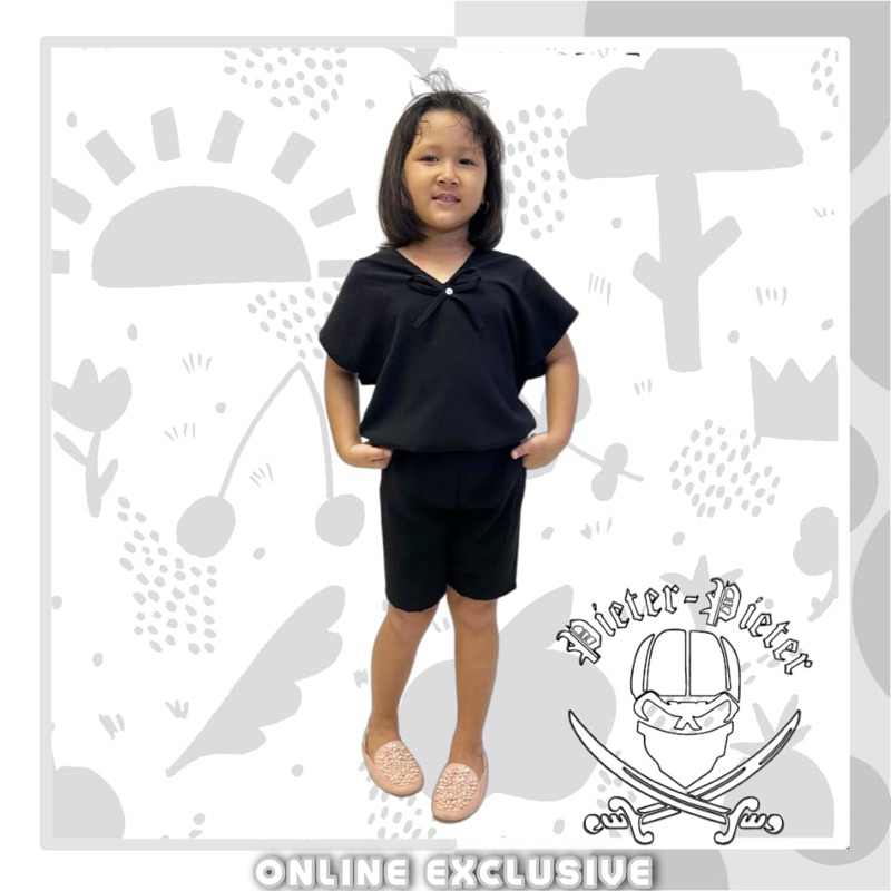 Setelan Anak Cringkel Daily Model Lili Airflow Usia 3-12 Tahun