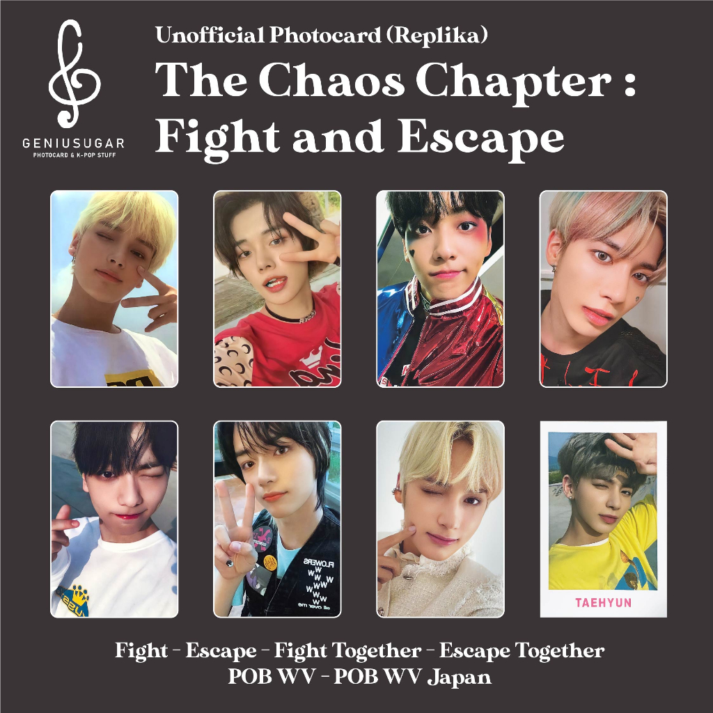 [REPLIKA] THE CHAOS CHAPTER : FIGHT OR ESCAPE PHOTOCARD UNOFFICIAL