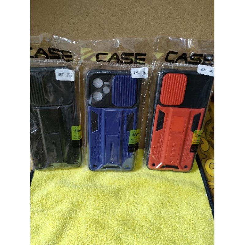 Softcase Realme C35 Silikon Casing Case Spigen Transforme Magnetic Stading Slending Camera