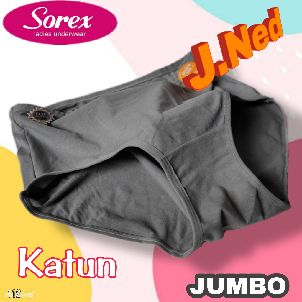 J112 SOREX CELANA DALAM WANITA JUMBO, CELANA DALAM WANITA BIG SIZE, CD WANITA XXXL - XXXXXL