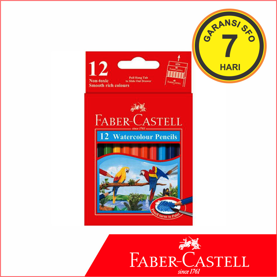 

Pensil Warna Faber Castell Watercolour isi 12 mini - SFO Semarang Official