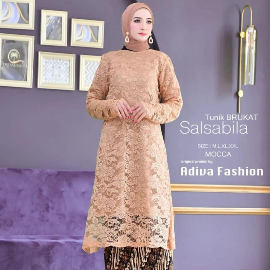 KEBAYA BESAR LD 130 /kebaya brukat modern terbaru 2023/kebaya brukat modern/RESTU IBU KEBAYA /kebaya wisuda/kebaya wisuda modern hijab/kebaya modern/kebaya modern jumbo