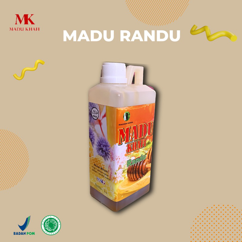 

Madu Khafi Randu premium isi bersih 1kg