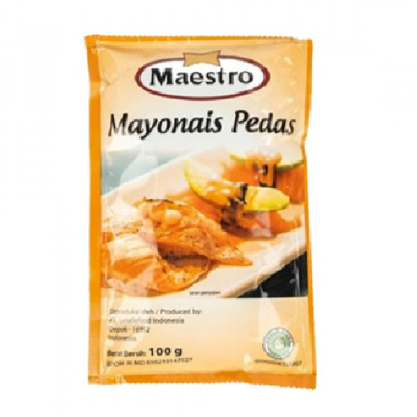 

mayonaise maestro pedas sachet 100