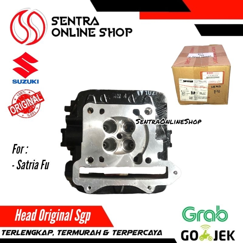 Head het cylinder silinder atas satria fu 150 karbu original sgp 1110025g40000