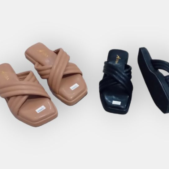 Platform Sandal Silang Super Empuk Terbaru