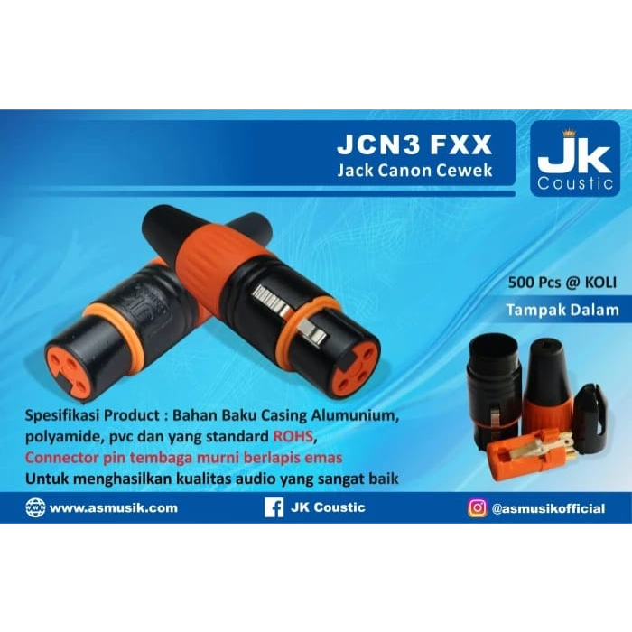 JACK CANON JK COUSTIC JCN3 FXX ORIGINAL