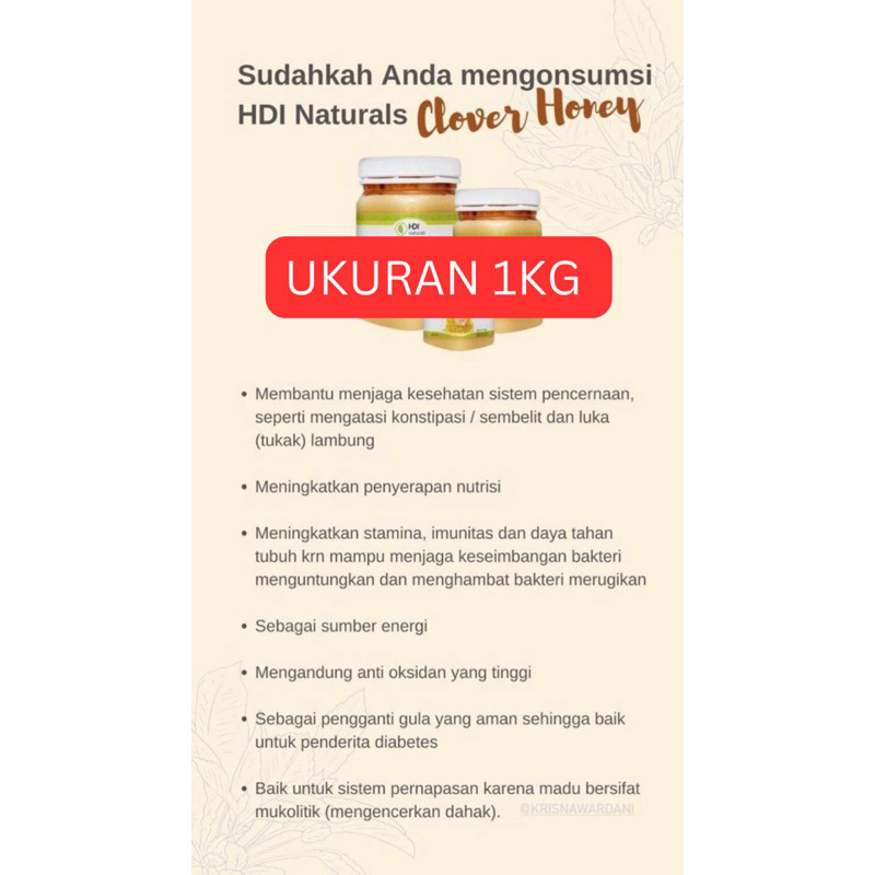 

[1KG] Madu Kesehatan Terapi Hormon Tiroid Meredakan Panas Dalam, Diabetes, Redakan Batuk