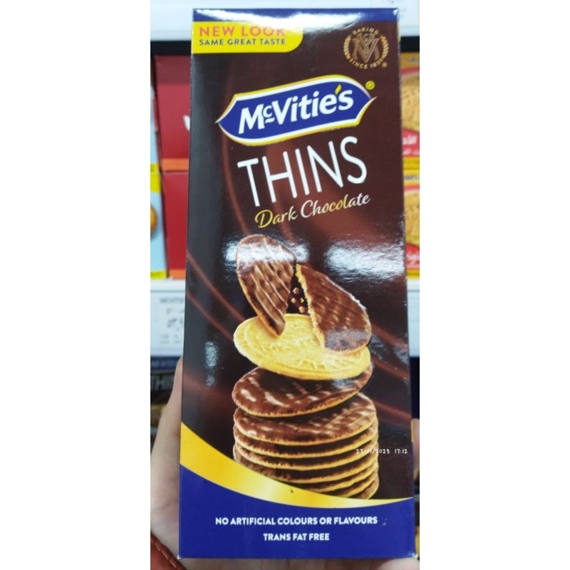 Biscuit digestive Mcvities dark chocolate original import mesir -150 gram