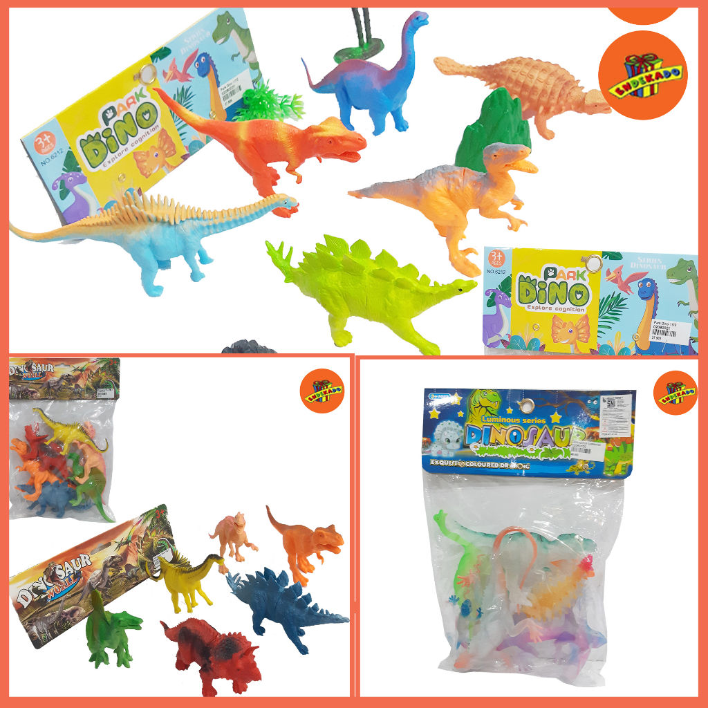 Dinosaurus World Dino Karet - Mainan Anak Dinosaur Set