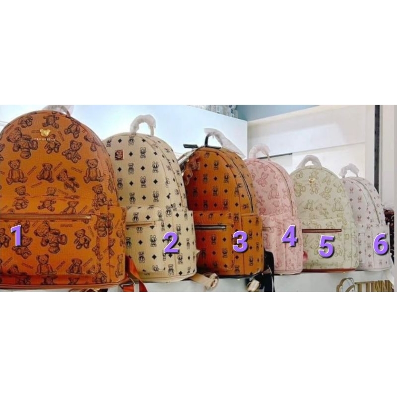 po ttwn bear bag tas ransel backpack original import bkk bangkok