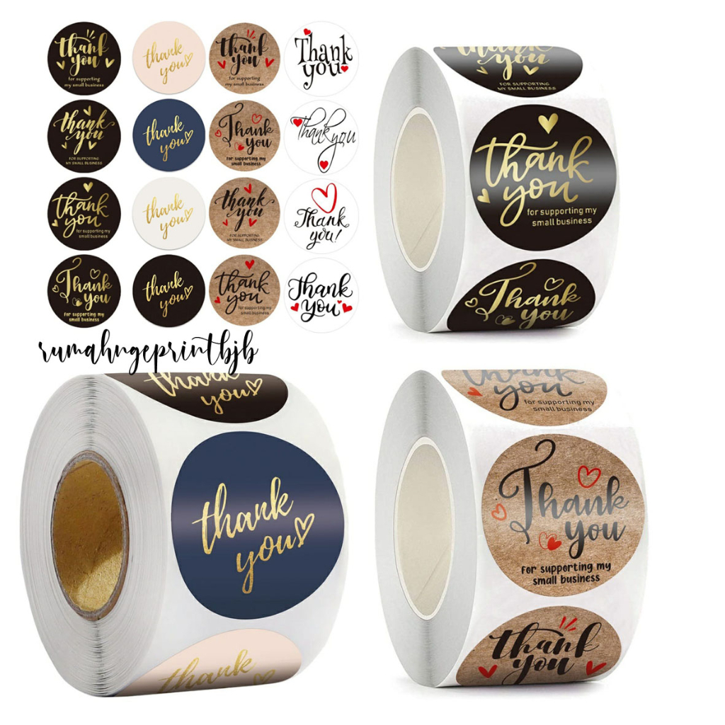 

HAWO STIKER THANK YOU BULAT 2,5 CM THANKYOU SEGEL ONLINE SHOP