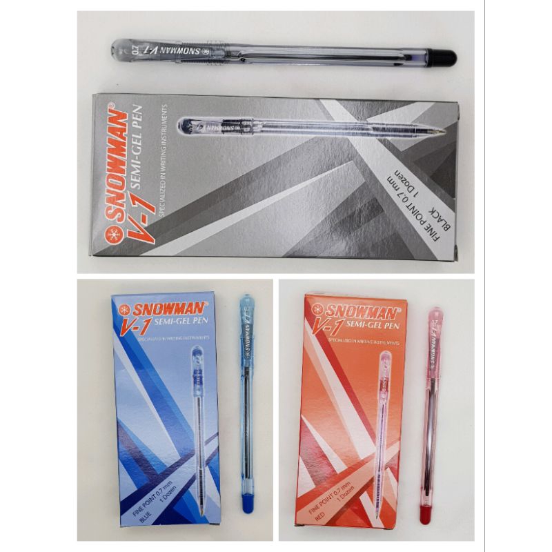 

PULPEN BALLPOINT SNOWMAN_V1 0.7mm (1 pak isi 12 biji)