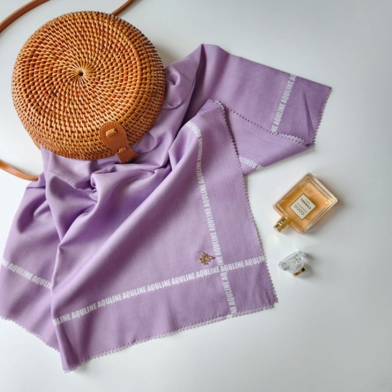 Hijab Segi Empat Aquline Homey Plain Dusty Purple