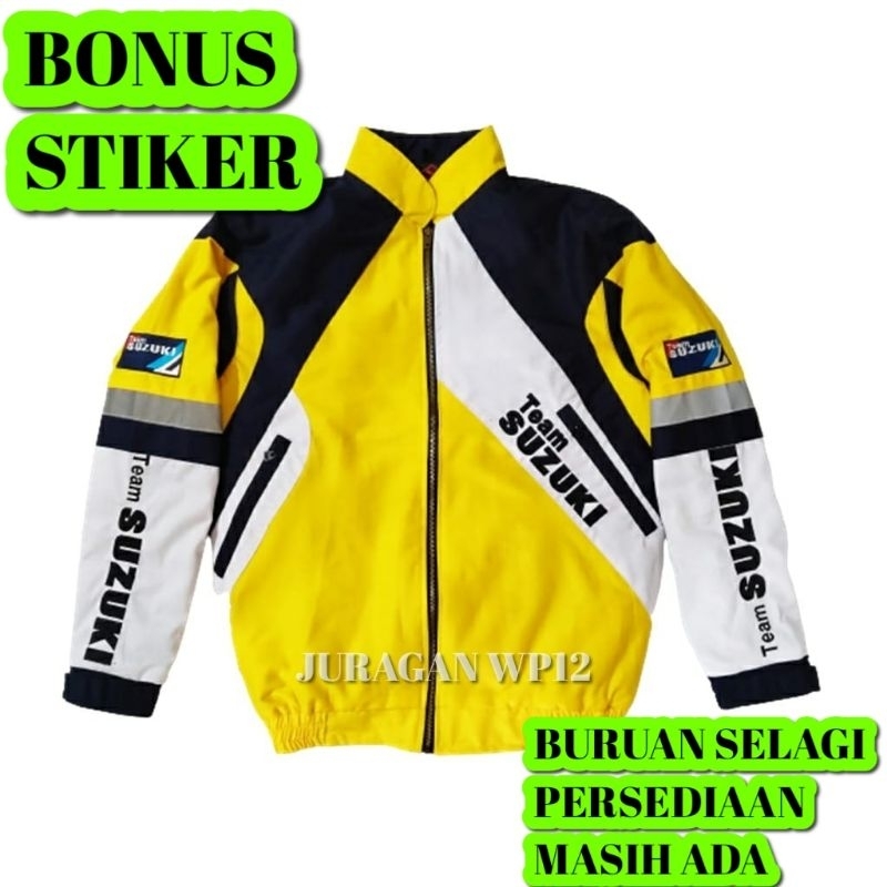 JAKET TEAM SUZUKI KUNING