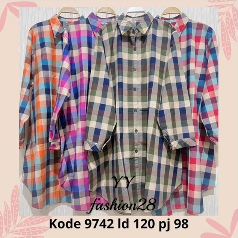 TUNIK KATUN KOTAK / TUNIK MURAH / TUNIK MOTIF/TUNIK JUMBO