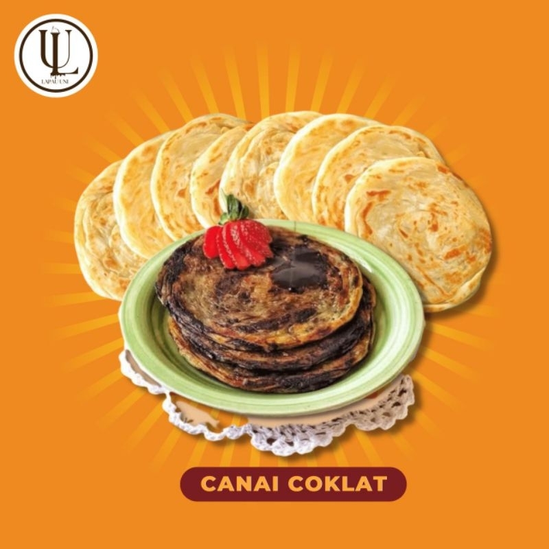 

ROTI CANAI ORIGINAL/COKLAT ISI 5