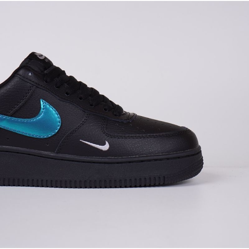 Sepatu Nike Air Force 1 Black Wolf Grey