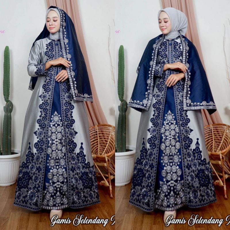 FASHION MUSLIM//GAMIS SELENDANG MAYANG JUMBO LD 120CM//BAHAN SATIN BRIDAL PREMIUM//SERAGAMAN KELUARGA//BAJU PESTA LAMARAN//BAJU KONDANGAN//BAJU LEBARAN//KEBAYA WISUDA//KEBAYA MODERN//KEBAYA ORIGINAL//BY PELANGI JAYA//MDHBROTHER