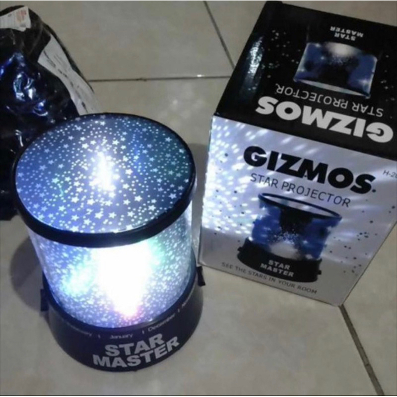 Lampu Tidur Proyektor LED Star Master Bulan Bintang - Lampu Tidur Proyektor Bulan Bintang H28305 -