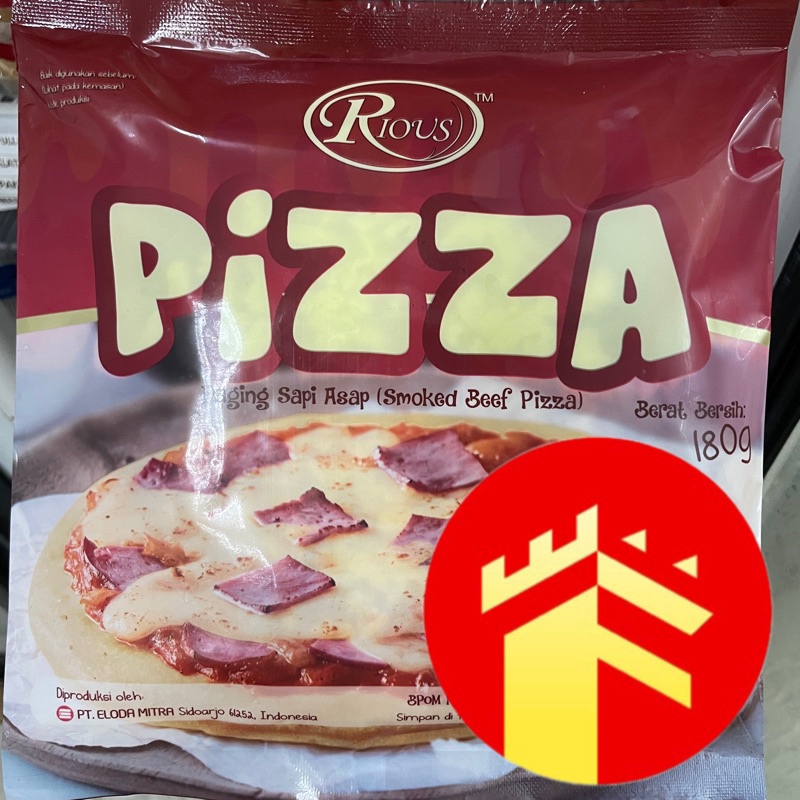 

BERNARDI RIOUS PIZZA SMOKED BEEF DAGING ASAP PIZZA 180 GR PIZZA FROZEN MINI