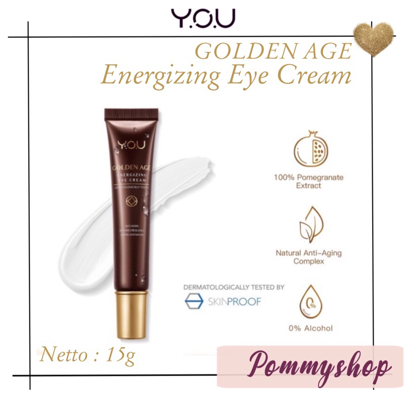 Kosmetik You Golden Age Energizing Eye Cream 15g [ Intense Eye