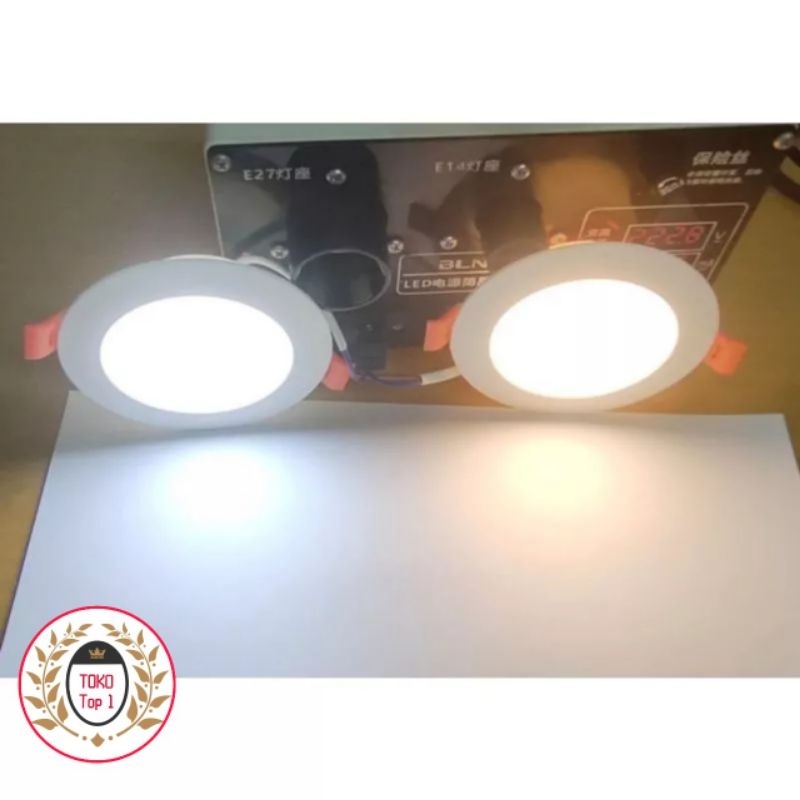 LAMPU DOWNLIGHT LED PLAFON 8 WATT ASLI FULL TERANG 8W 5W / PUTIH / WARM WHITE