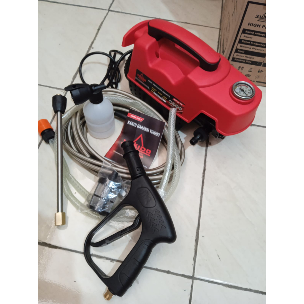 Mesin Steam Jet Cleaner High Pressure YUKIDO TECHNOLOGY Mesin Alat Cuci Steam Mobil dan Motor