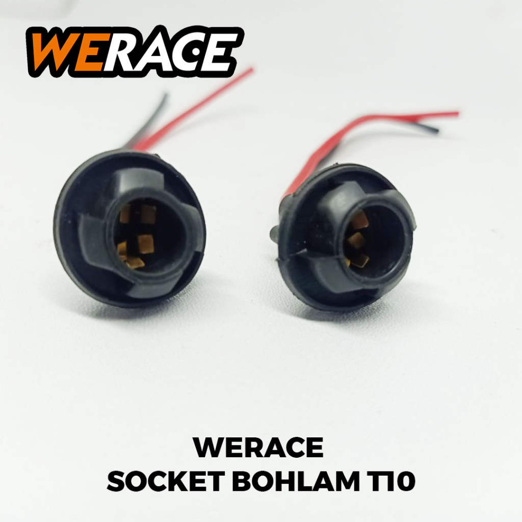 [WERACE]SOCKET BOHLAM T10 - SOKET LAMPU SEIN SENJA MOBIL / MOTOR