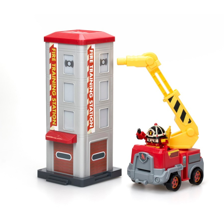 Robocar Poli Roy Fire Station Playset 83409 (DIFECT KEMASAN)