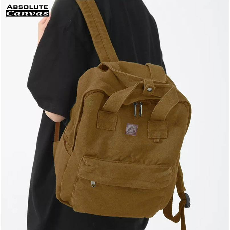 Kbag Klub New Arrival - Tas Ransel Canvas IAC Backpack Up to 14 inch - Tas Gendong Tas Wanita Daypack