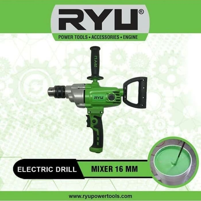 RYU ELECTRIC MIXER 16MM RED 16 RE / BOR PENGADUK CAT