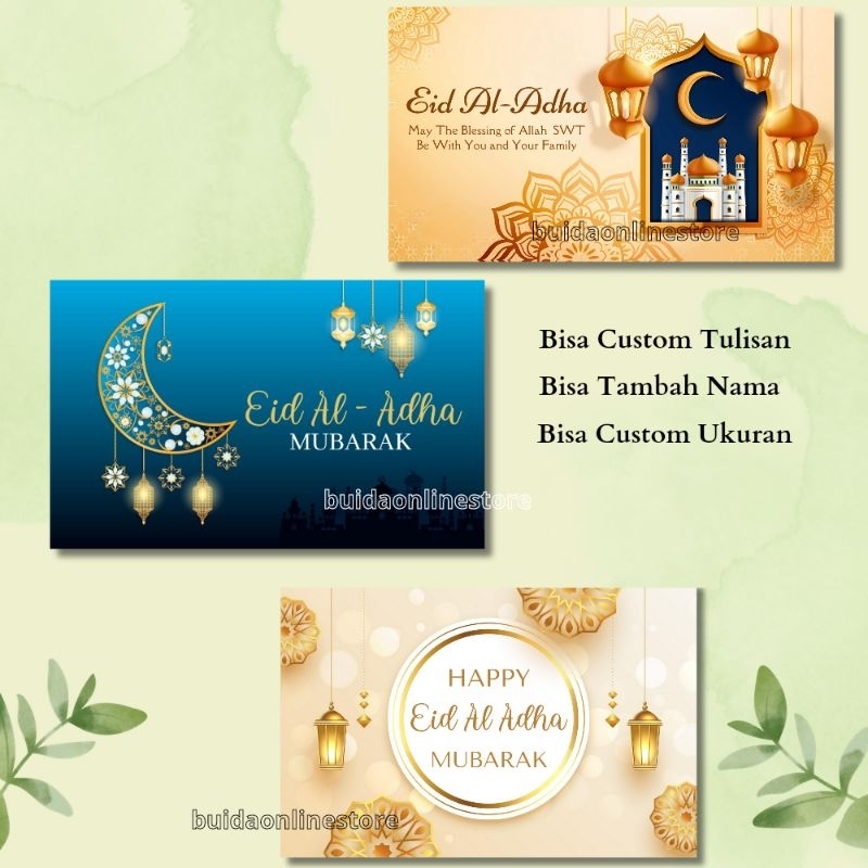 

Kartu Ucapan Stiker Label Selamat Hari Raya Idul Adha happy eid al adha segel kemasan dekorasi hampers hiasan parcel hantaran bingkisan daging kurban kambing domba sapi unta bisa custom nama tulisan sticker toples mika plastik bungkus paperbag kantong