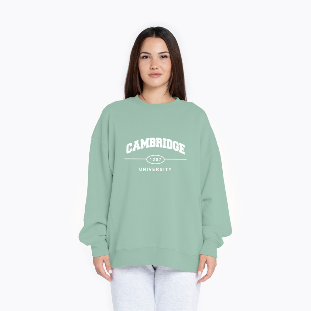 CAMBRIDGE GAWA SWEATER CREWNECK PRIA WANITA Size M-XXL