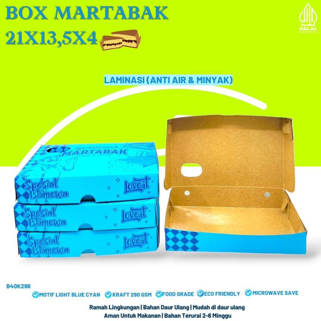 Dus Martabak Laminasi Box Martabak (B40K296-Laminasi)