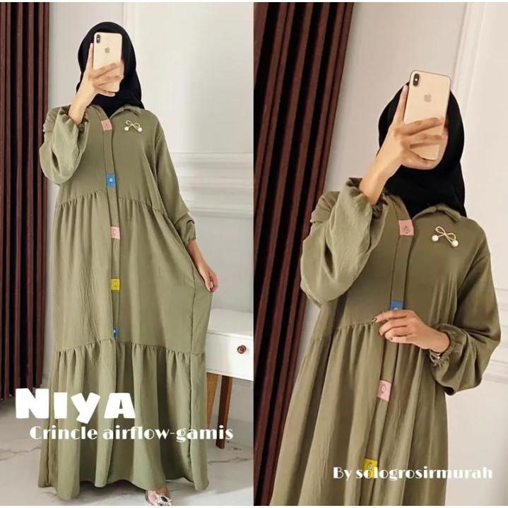 NIYA GAMIS CRINCLE AIRFLOW LD 105CM