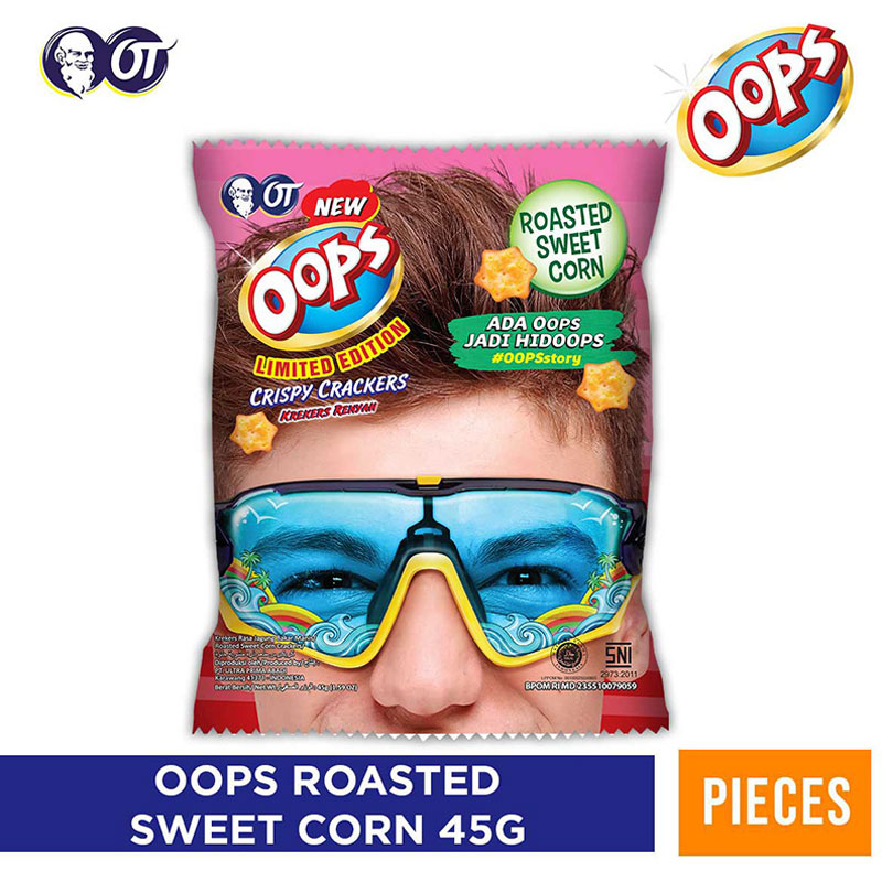 

Oops Crispy Crackers Roasted Sweet Corn 45 g