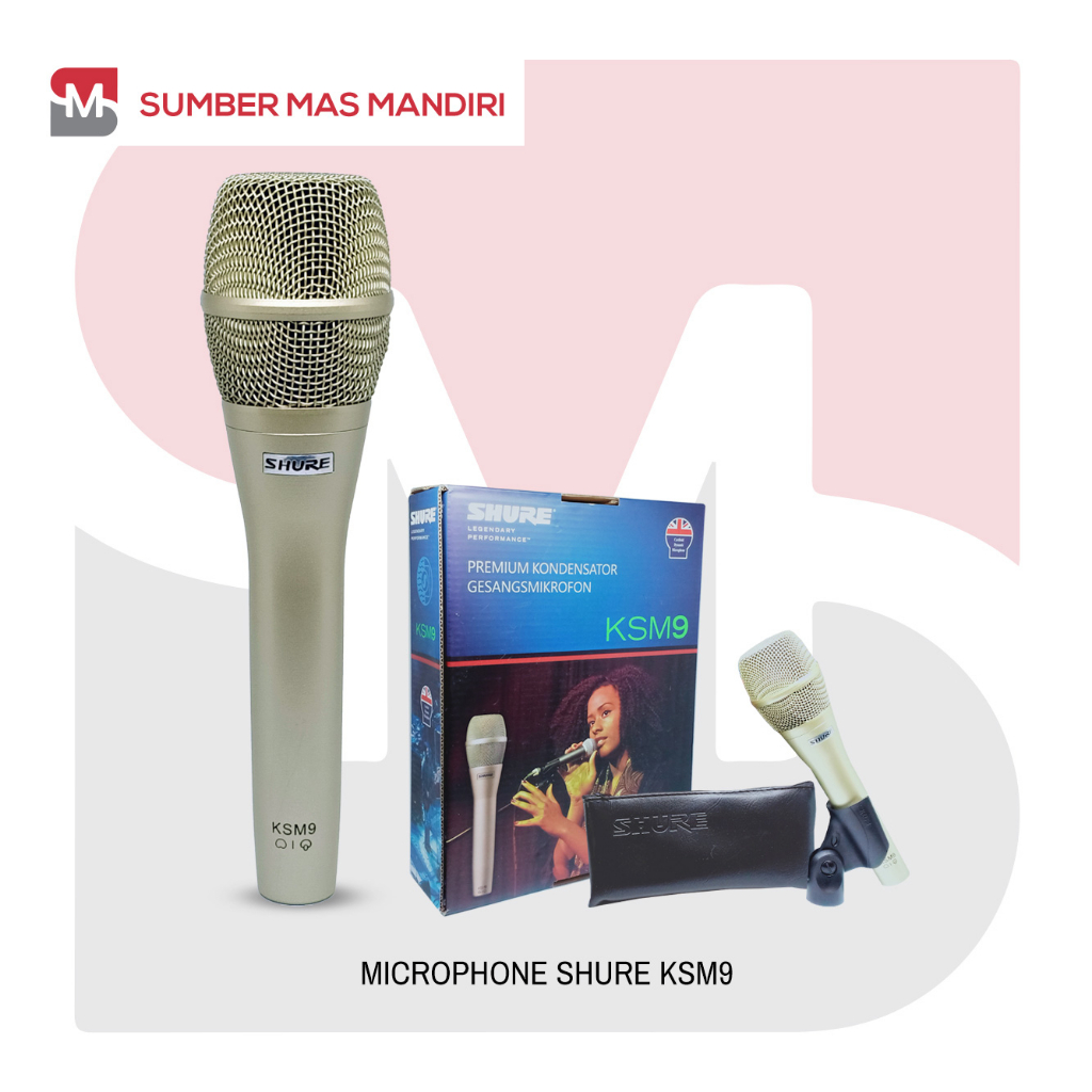 MIC KABEL SHURE KSM9 / MICROPHONE CABLE KSM 9 KUALITAS TERBAIK