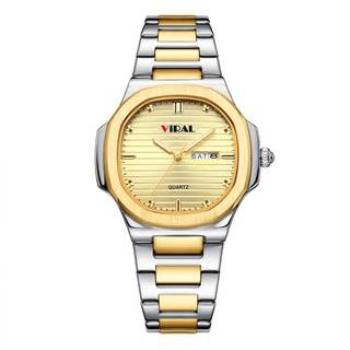 Jam Tangan Fashion Pria Terbaru Viral Original V-8607 Stainliss Steel ANTI AIR TAHAN AIR