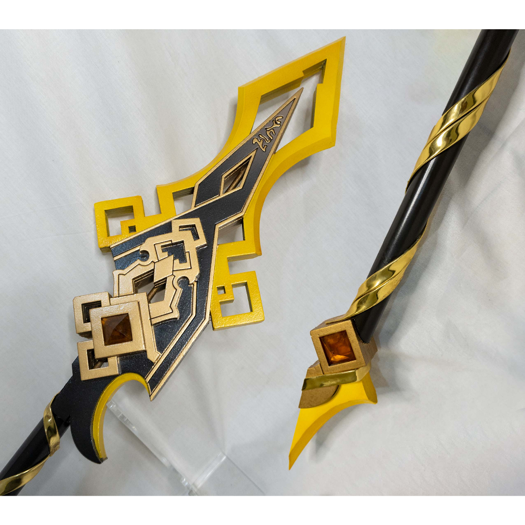 Vortex Vanquisher Zhongli Polearm Genshin Impact Weapon Cosplay