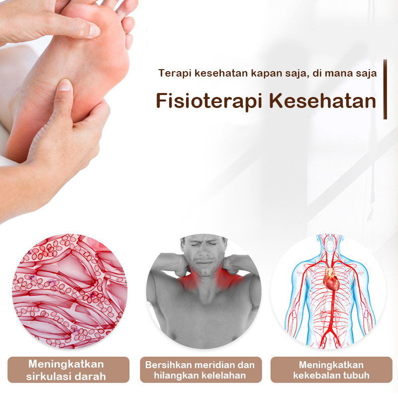Alat terapi kaki Pijat listrik Akupuntur Electromagnetic Foot Massager/Alat Terapi badan dan Kaki Strum/Alat Terapi Stroke