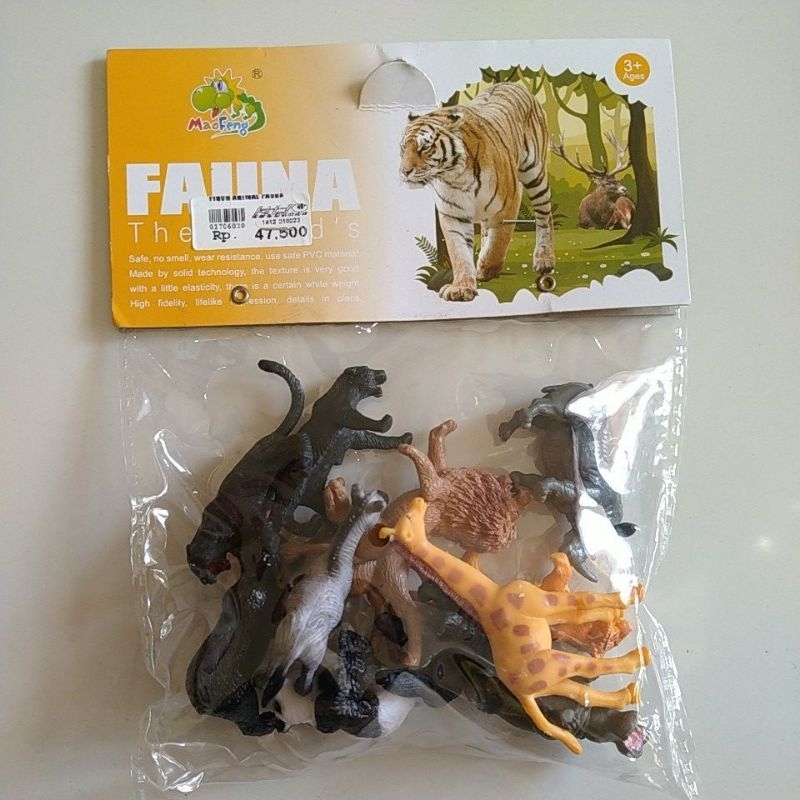 Figur animal fauna mainan anak / figur set mainan