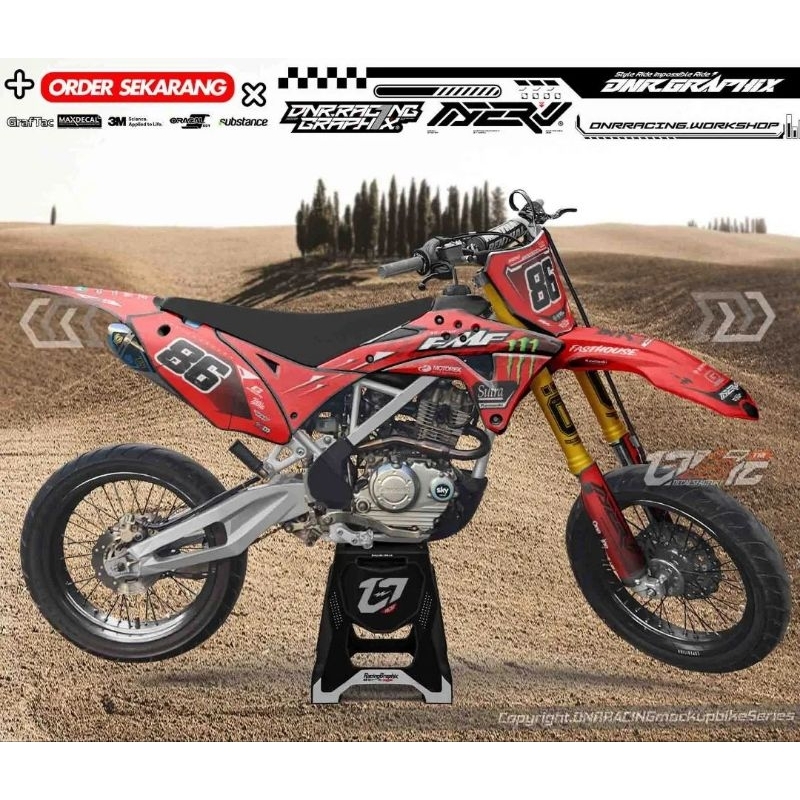 Decal Klx, Dtx, Crf, Gordon, WR // Chrome Edition Supermoto / Motocross