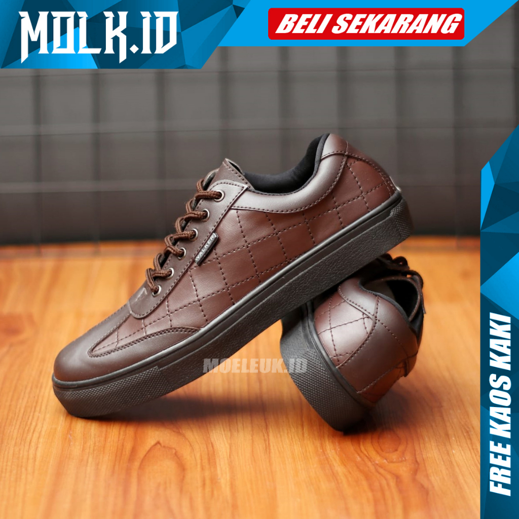 MOLK Sepatu Formal Pria Casual Kerja Kantor Original Trendy