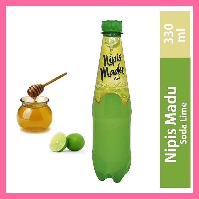 

nipis madu lime soda minuman botol 330ml