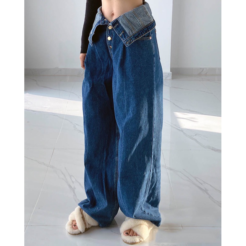 JEANS IMPORT NEW MODEL HIGHWAIST LONG PANTS PANJANG MX648