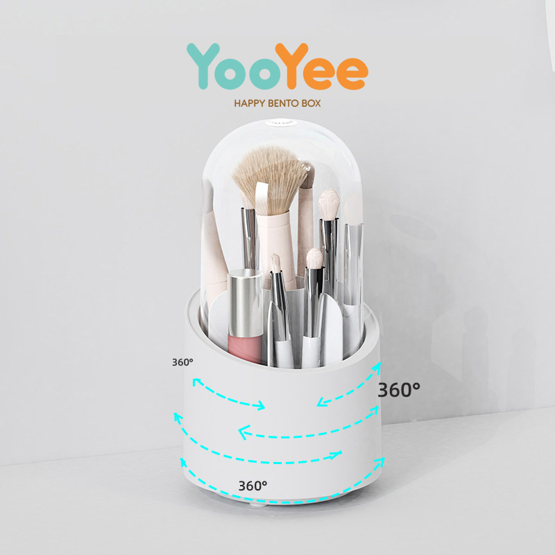 

Yooyee Kotak Penyimpanan Kuas Kosmetik /Make Up Brush Storage Rotaring Brush Holder