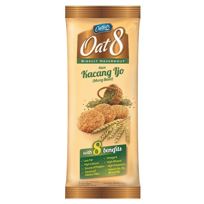 

Oatbits Oat 8 Kacang Hijau 28.5 g