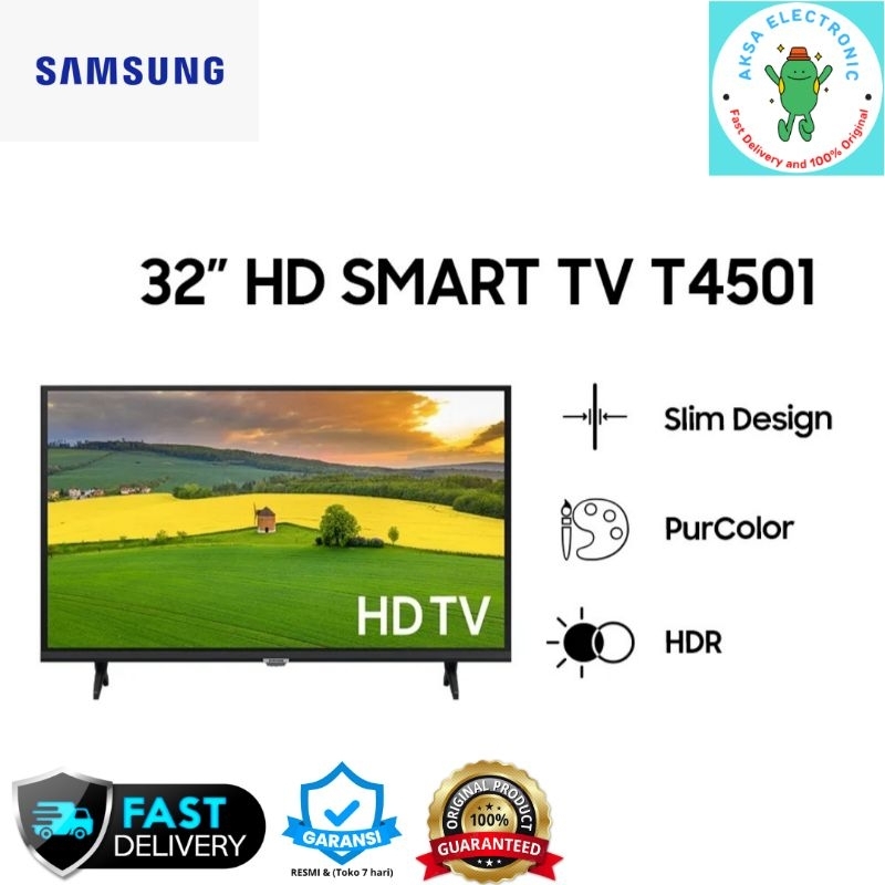 Samsung 32T4501 LED Smart TV 32inch new 2023