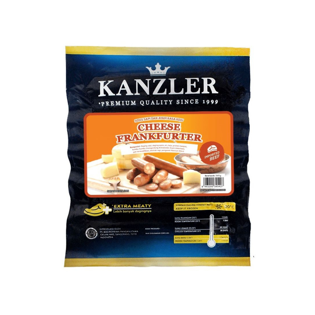 

kanzler sosis cheese frankfurt 360gr